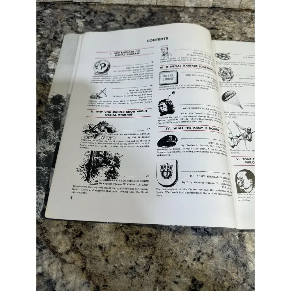 SPECIAL‎ WARFARE: US Army An Army Specialty 1962 War Office Illustrated